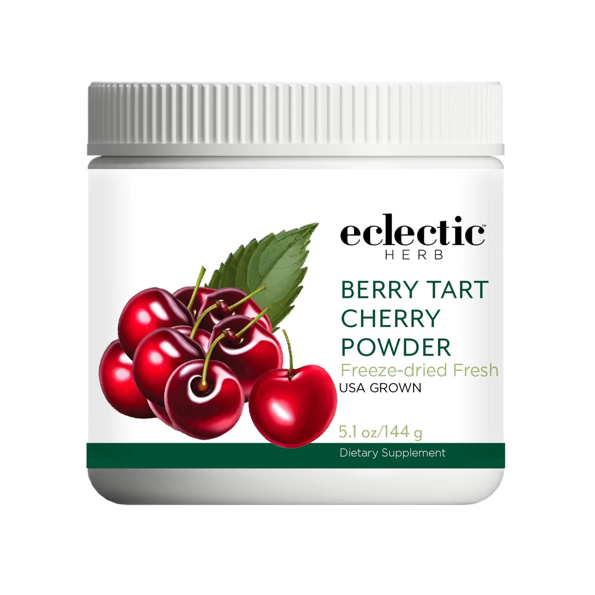 Eclectic Herb - Berry Tart Cherry Powder | Joint Support Supplement | Superfood Vitamin & Mineral Supplement | Freeze Dried, Vegan, Non-GMO, Gluten-Free (5.1 oz | 144 g) ECLECTIC INSTITUTEBuy Supplements Australia