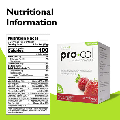 R-Kane Nutritionals Pro-Cal Pudding/Shake Mix, Low Calorie Protein Shake Powder R-Kane NutritionalsBuy Supplements Australia