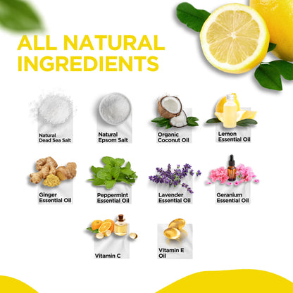 Citrus Detox Foot Soak with Epsom Salt - for Foot Callus, Immune Boost, Damaged Toenail DAILY REMEDYBuy Supplements Australia