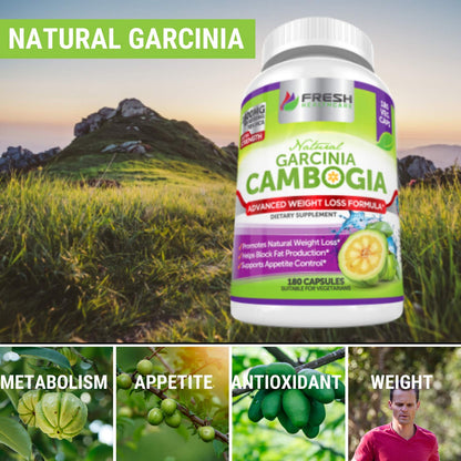 Fresh Healthcare 100% Pure Garcinia Cambogia Extract - All Natural Appetite Suppressant FRESH HEALTHCAREBuy Supplements Australia