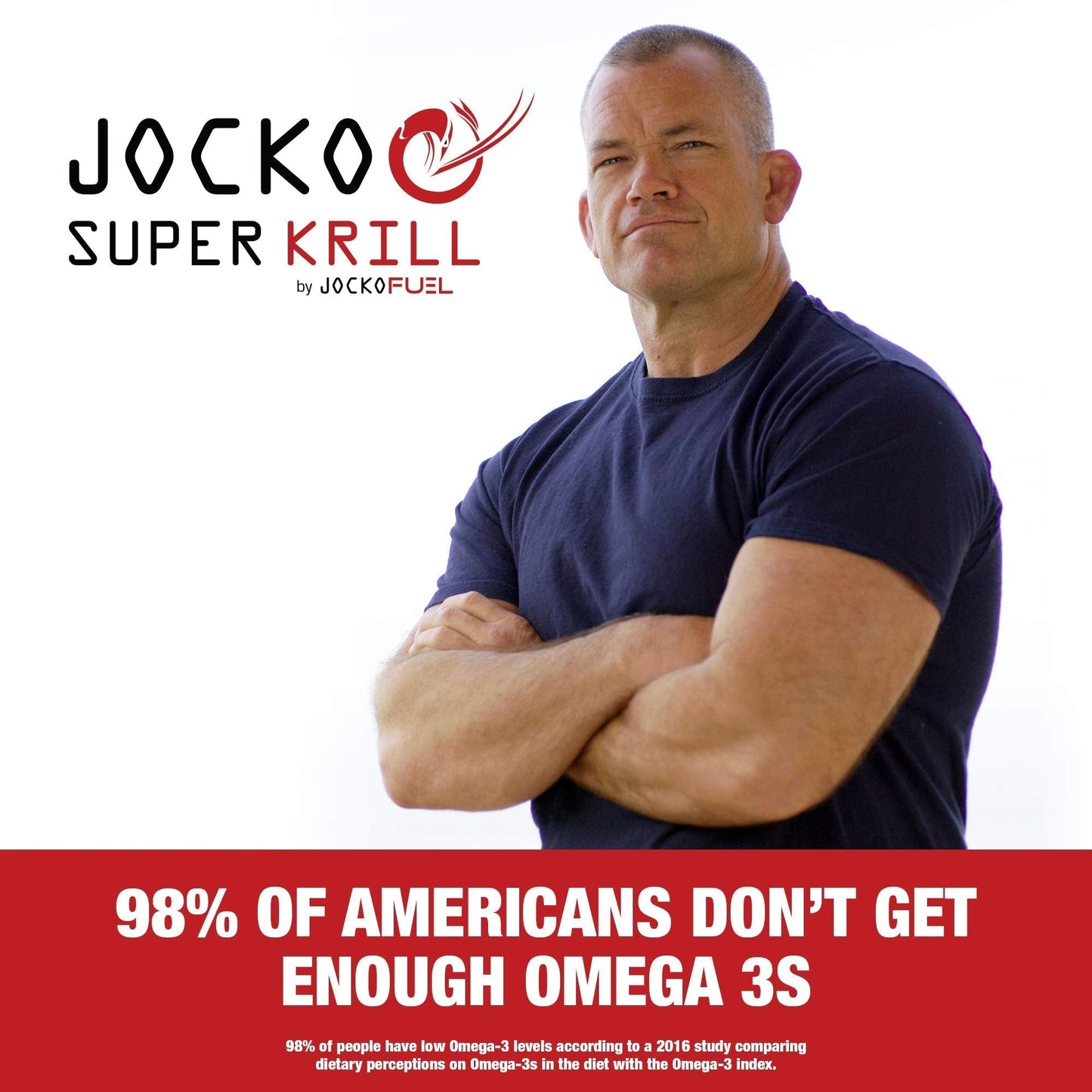 Jocko Fuel Antarctic Krill Oil Omega 3 Fatty Acid Supplements DHA & EPA - 1000mg Softgels - Supports Joints, Mobility & Mental Function (60 Softgels) Jocko FuelBuy Supplements Australia