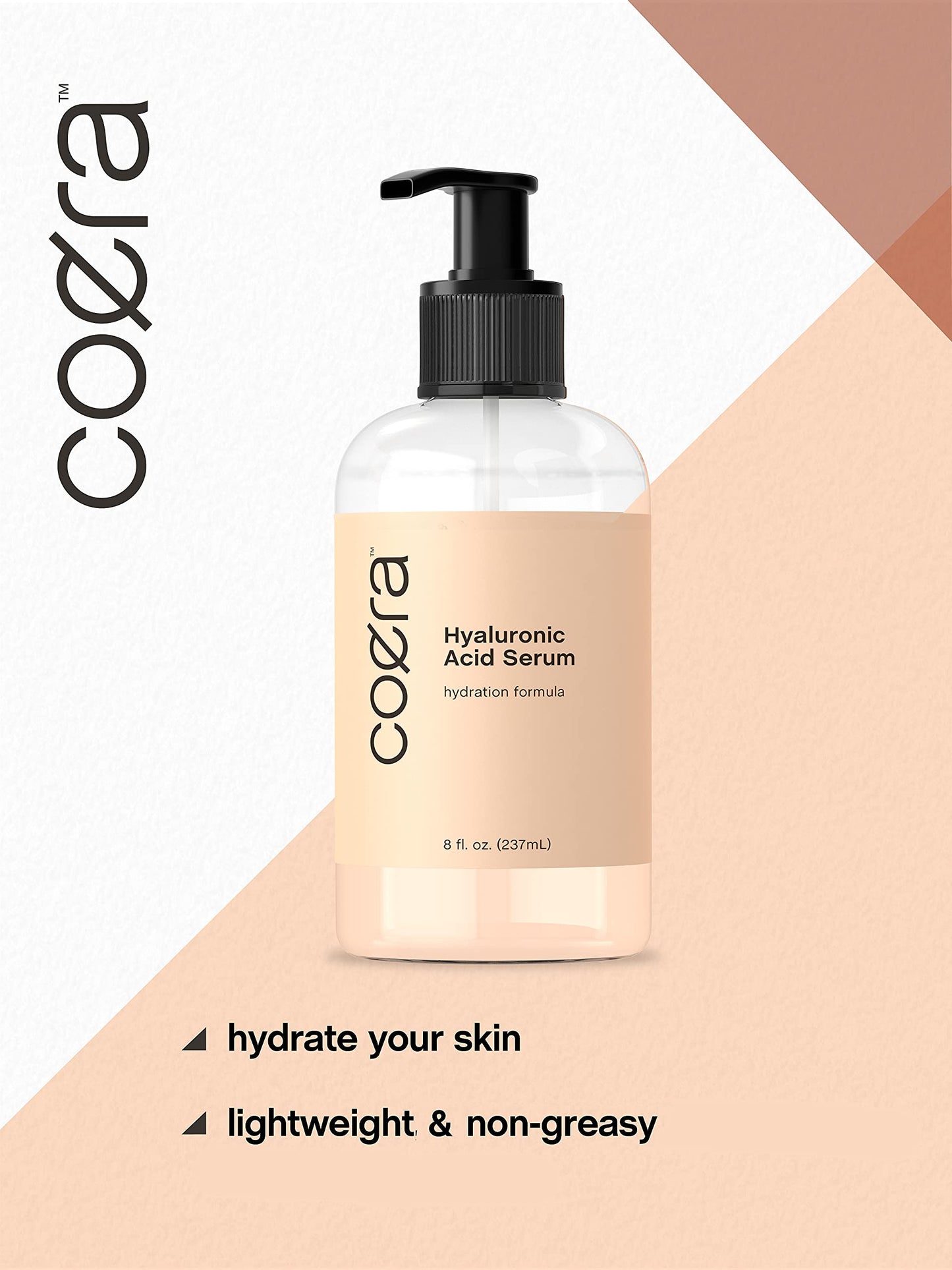 Hyaluronic Acid Serum for Face & Skin | 8 oz | Paraben & SLS Free Moisturizer | Packaging CoeraBuy Supplements Australia