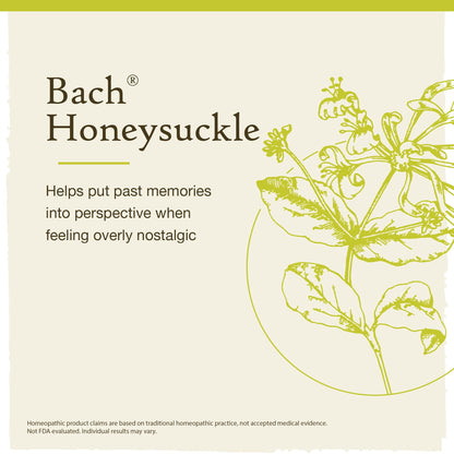 Bach Original Flower Remedies, Honeysuckle for Embracing The Now (Non-Alcohol Formula) BachBuy Supplements Australia