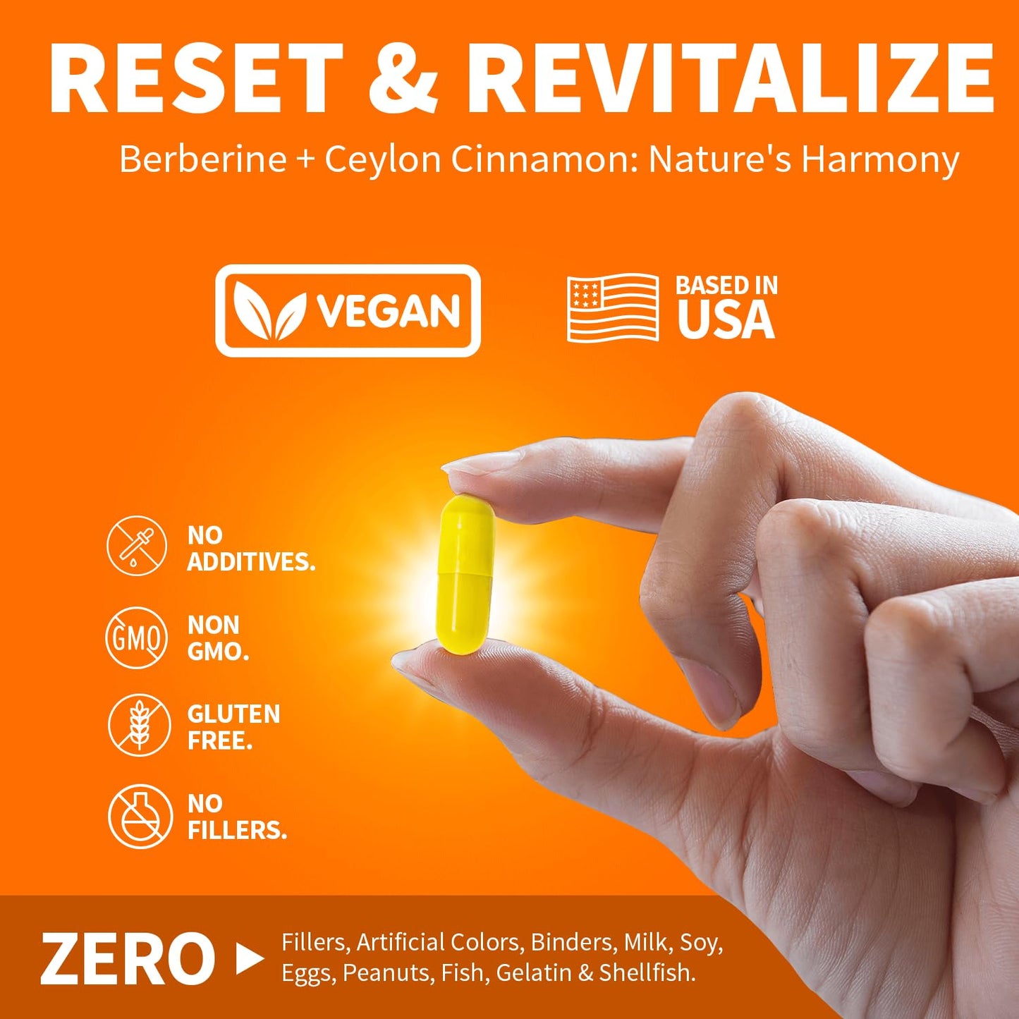 Clinical Grade Berberine Supplement 1500mg HCL Plus Ceylon Cinnamon Weight Managemen Clinical NutraBuy Supplements Australia