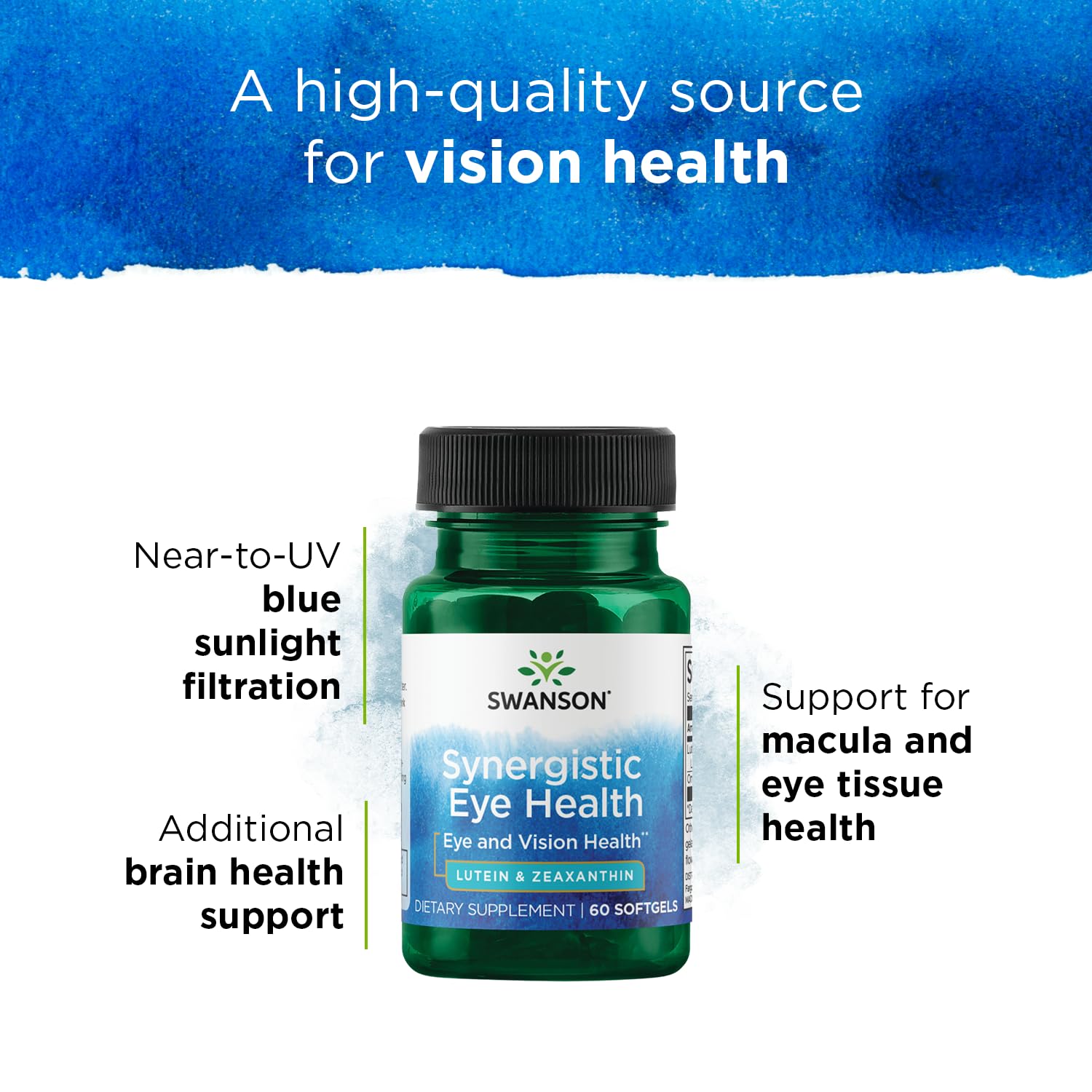 Swanson Synergistic Eye Health - Lutein and Zeaxanthin Supplement SwansonBuy Supplements Australia