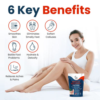 Muscle Relief Foot Soak with Epsom Salts - All Natural Salts for Post Workout Recovery FOOT CUREBuy Supplements Australia