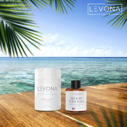 Levona Scent Essential Oils for Diffusers for Home: Miami Dreams Hotel & Home Luxury Scents Fragrance Oil LEVONA SCENTBuy Supplements Australia