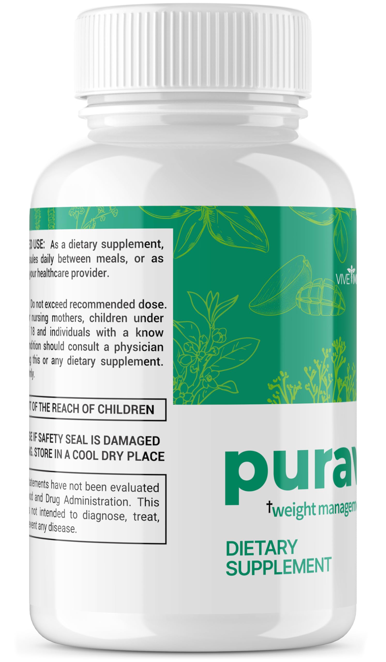 VIVE MD Puravive Premium Weight Management Capsules - Advanced Formula with 60 Non VIVE MDBuy Supplements Australia