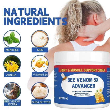 Benolixia Bee Venom Joint Cream, Bee Venom Joint Gel,Bee Venom Advanced Joint and Bone Cream,Natural Formula for Back, Knee, Hands, Neck, Feet, All Skin Types BenolixiaBuy Supplements Australia