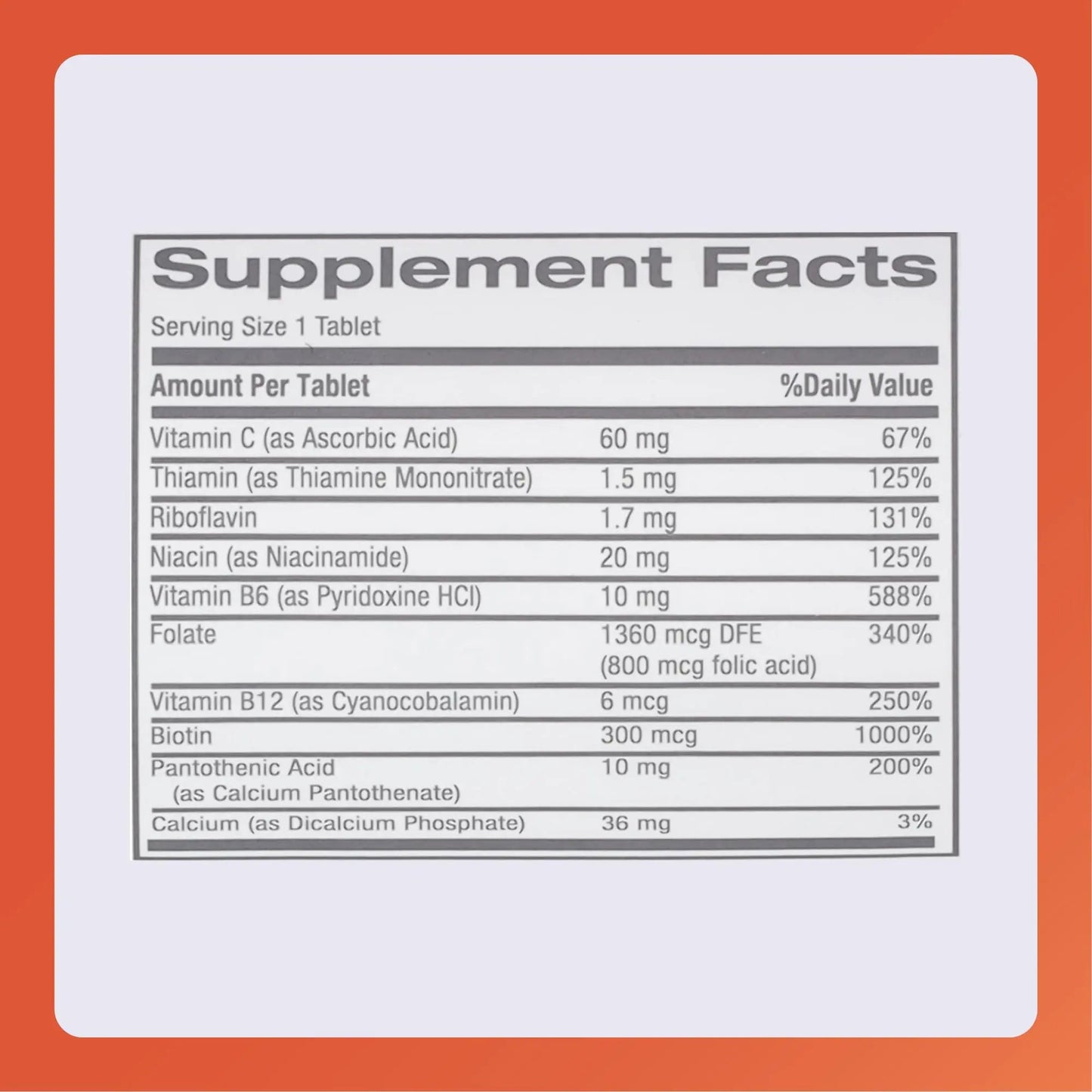 Rugby Nephro-Vite Vitamin B and C Complex Tablets - Dietary Supplement - 100 Count (1 Pack) RUGBY LABORATORIES
