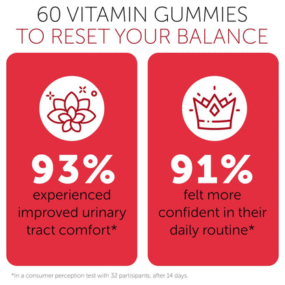 Cranberry Gummies UTI Treatment for Women | Urinary Tract Support for Women | Daily UTI Defense with Cranberry & Probiotics | Promotes Urinary Comfort & Normal Frequency | 60 Gummies Terramed Just Think ComfortBuy Supplements Australia