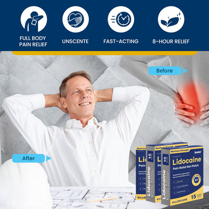 Sumifun 4% Lidocaine Patches Maximum Strength - 30 Count Pain Relief Patches for Back, Shoulder, Elbow, Knee, Muscle & Joint - Lower Back Pain Relief Products - Pain Patches Maximum Strength Lidocaine SumifunBuy Supplements Australia