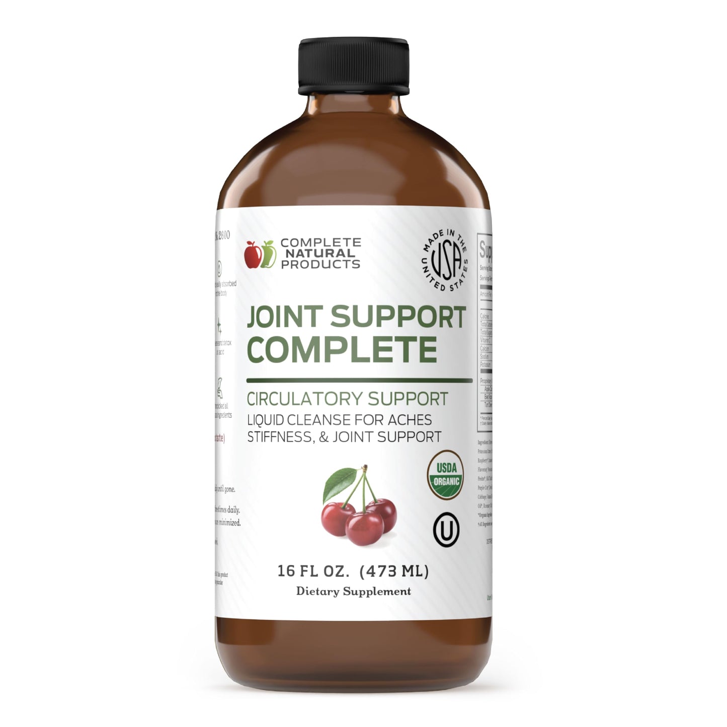 Complete Natural Products Joint Support Complete – 16 Fl Oz Organic Liquid Joint Supplement with Glucosamine Chondroitin MSM – Natural Uric Acid Cleanse & Herbal Joint Health Support for Mobility Complete Natural ProductsBuy Supplements Australia