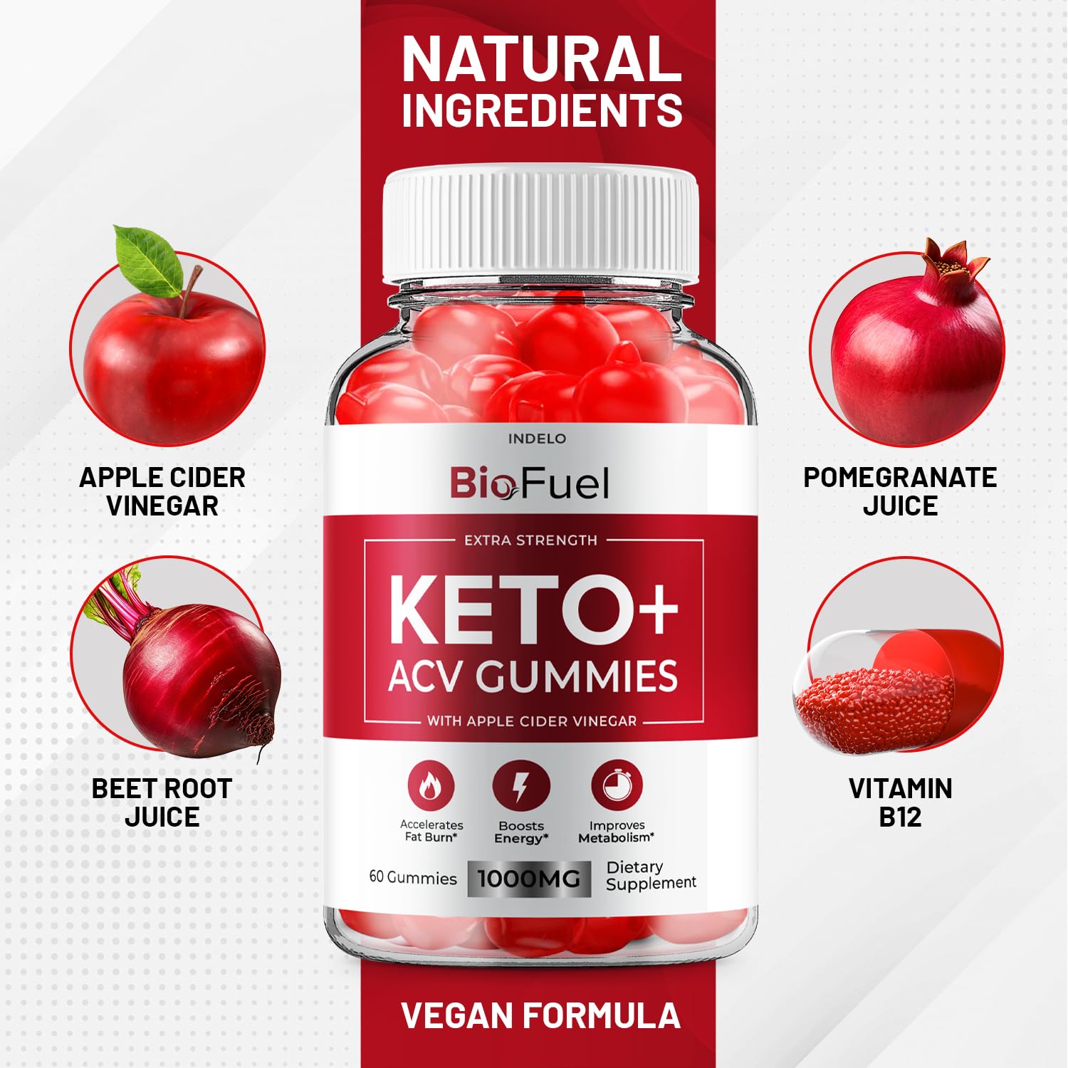 (3 Pack) Bio Fuel Keto ACV Gummies - Advanced Formula BioFuel Keto Plus ACV Gummies Apple Cider Vinegar Bio Fuel ACV, Weight Management Gummies Dietary Supplement Reviews Men Women (180 Gummies) IndeloBuy Supplements Australia