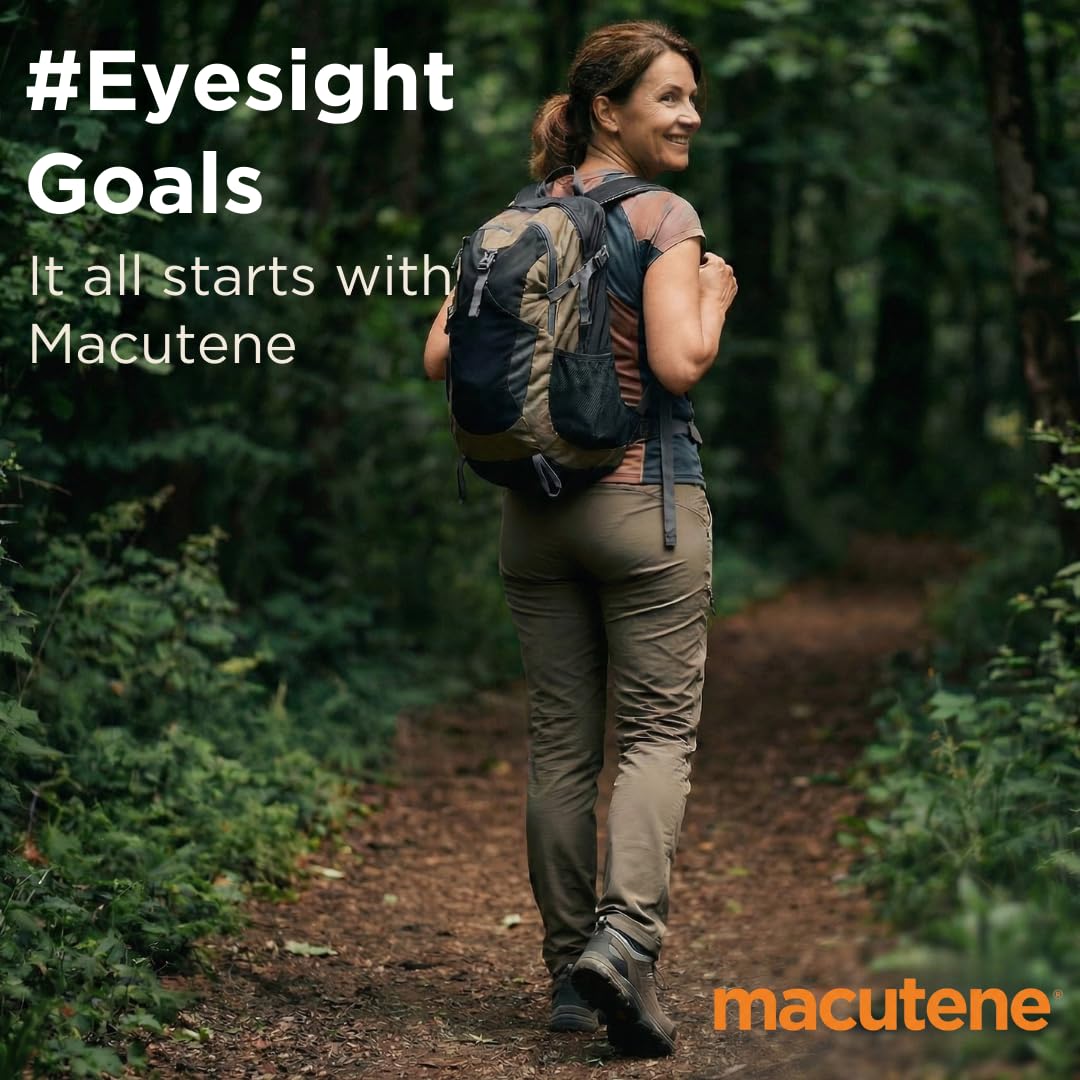 Macutene Protect Eye Vitamins for Macular Support Areds 2 with Lutein and Zeaxanthin Supplements (25mg/5mg) – Doctor Formulated Bilberry Supplement for Eyes, Lab Tested, Vegan (60 Capsules) PristeneBuy Supplements Australia