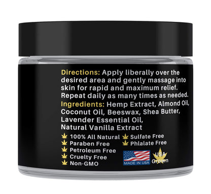 Medical Miracles Hemp 500 Mg Ultra Strength Healing Salve Ideal for Hips, Joints, Neck, Back, Elbows, Fingers, Hands, and Knees Medical MiraclesBuy Supplements Australia