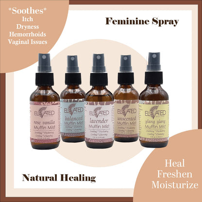 ELEVATED Muffin Mist – Organic Natural Feminine Spray| 5 Scents | Yoni Oil | Vegan | Herbal Infused Oil TaylorsBuy Supplements Australia