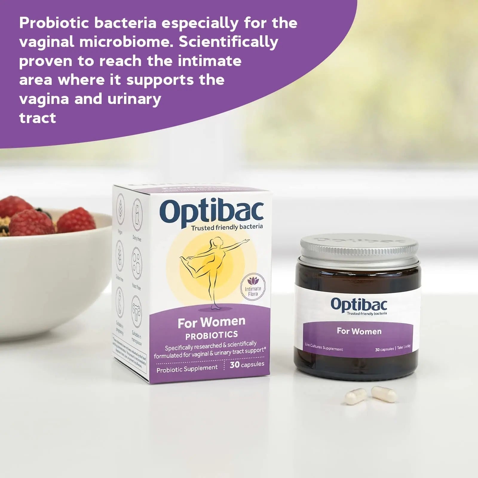 Optibac Probiotics for Women - Vegan Probiotic to Support Vagina Flora and Urinary Tract Health - 14 Capsules Optibac ProbioticsBuy Supplements Australia