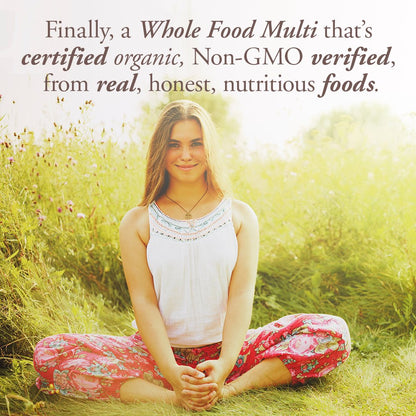 Garden of Life Organics Multivitamin for Women - Women's Once Daily Multi - Whole Food Multi with Iron, Biotin, Vegan Organic Womens Multivitamin for Health