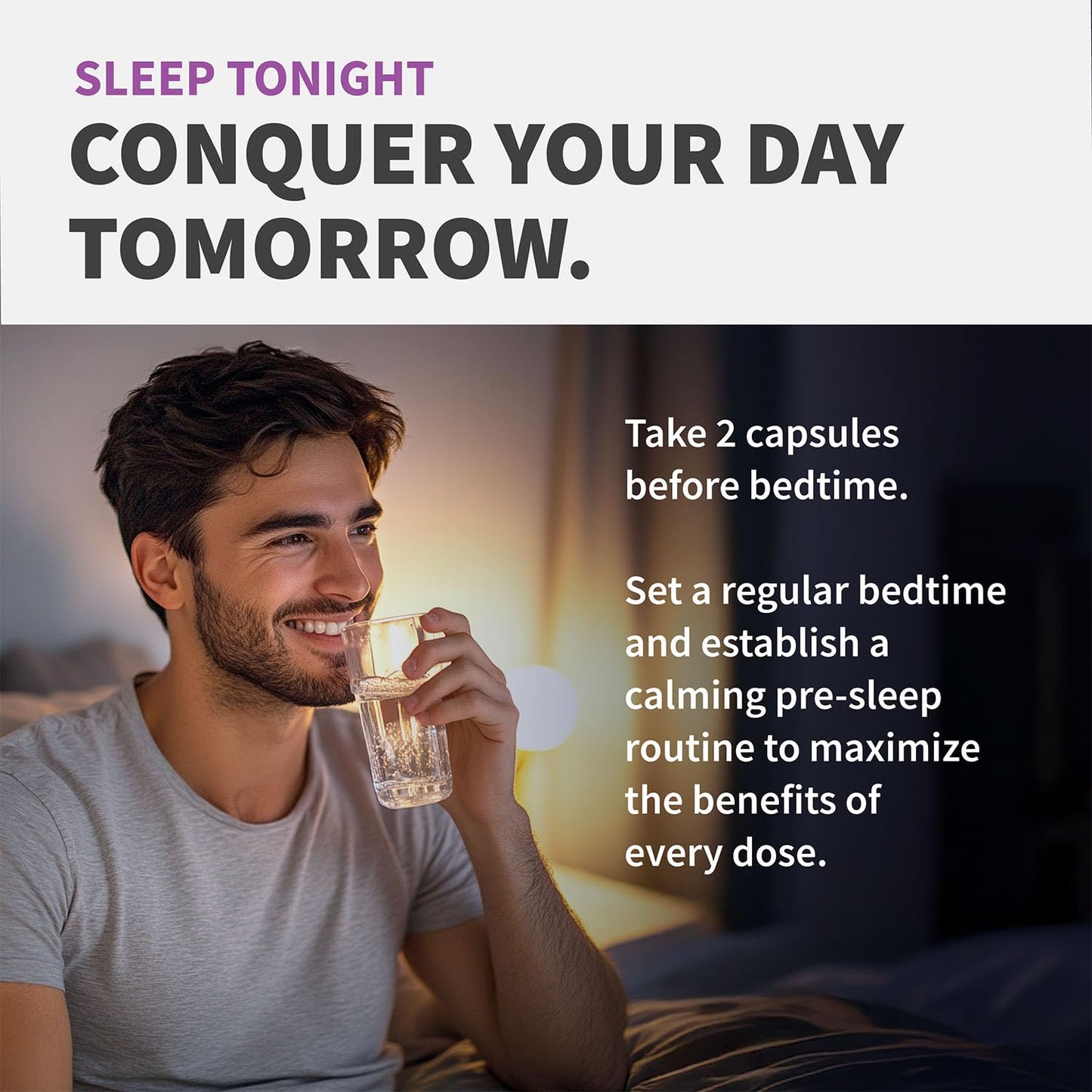 12-in-1 Melatonin Sleep Capsules - Natural Sleep Aids for Adults with Melatonin 5mg and Magnesium Glycinate 500mg, Sleep Aid with Ashwagandha, L Theanine, Valerian Root, GABA, 5-HTP (90ct, Pack of 1) MEDCHOICEBuy Supplements Australia