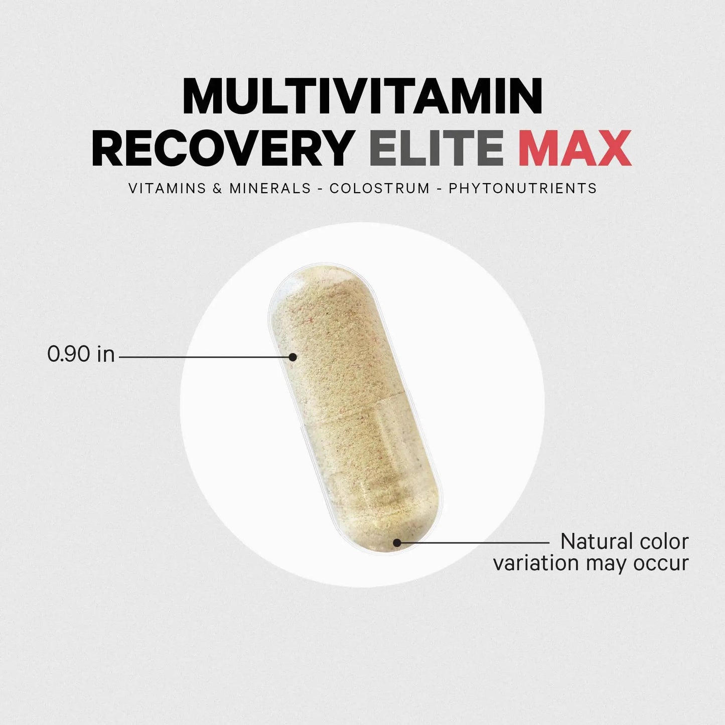 Codeage Multivitamin Recovery Elite Max Supplement - Vitamins A, C, D, E, B-Complex, Essential Minerals, Antioxidants, Colostrum Codeage