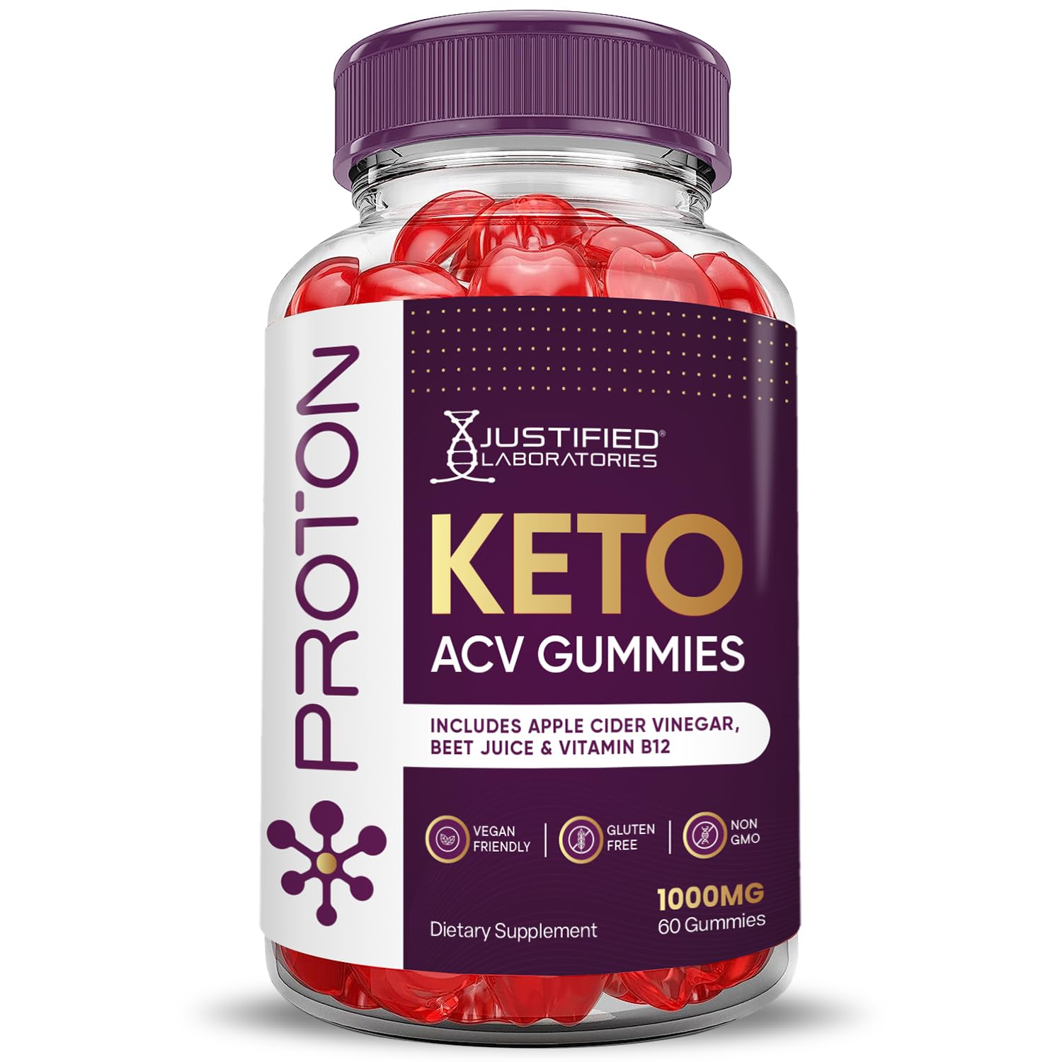 (2 Pack) Proton Protein Keto ACV Gummies Advanced Formula 1000MG Proton Keto Justified LaboratoriesBuy Supplements Australia