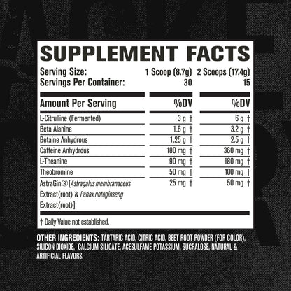 NITROSURGE Pre Workout Supplement - Endless Energy, Instant Strength Gains Jacked FactoryBuy Supplements Australia