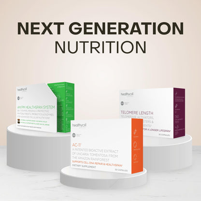 Healthycell Telomere Length Supplement - Anti-Aging Telomere Lengthening Supplements with Phytonutrients & Vitamins for Cellular Health - AC-11, Astragalus & Resveratrol - 30 Capsules HealthycellBuy Supplements Australia