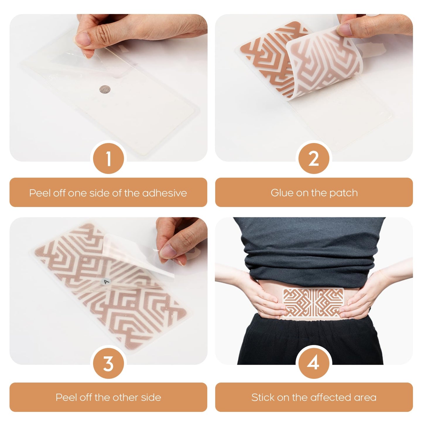 XAYIUIYAX Menthol Pain Patches, Cooling Pain Relief for Sore Muscle Relief - Includes 3 Adhesives, 1 Patch & 1 Carry Case - Relief Back, Shoulder & More - 3.03" × 6.30"-0317 XAYIUIYAXBuy Supplements Australia