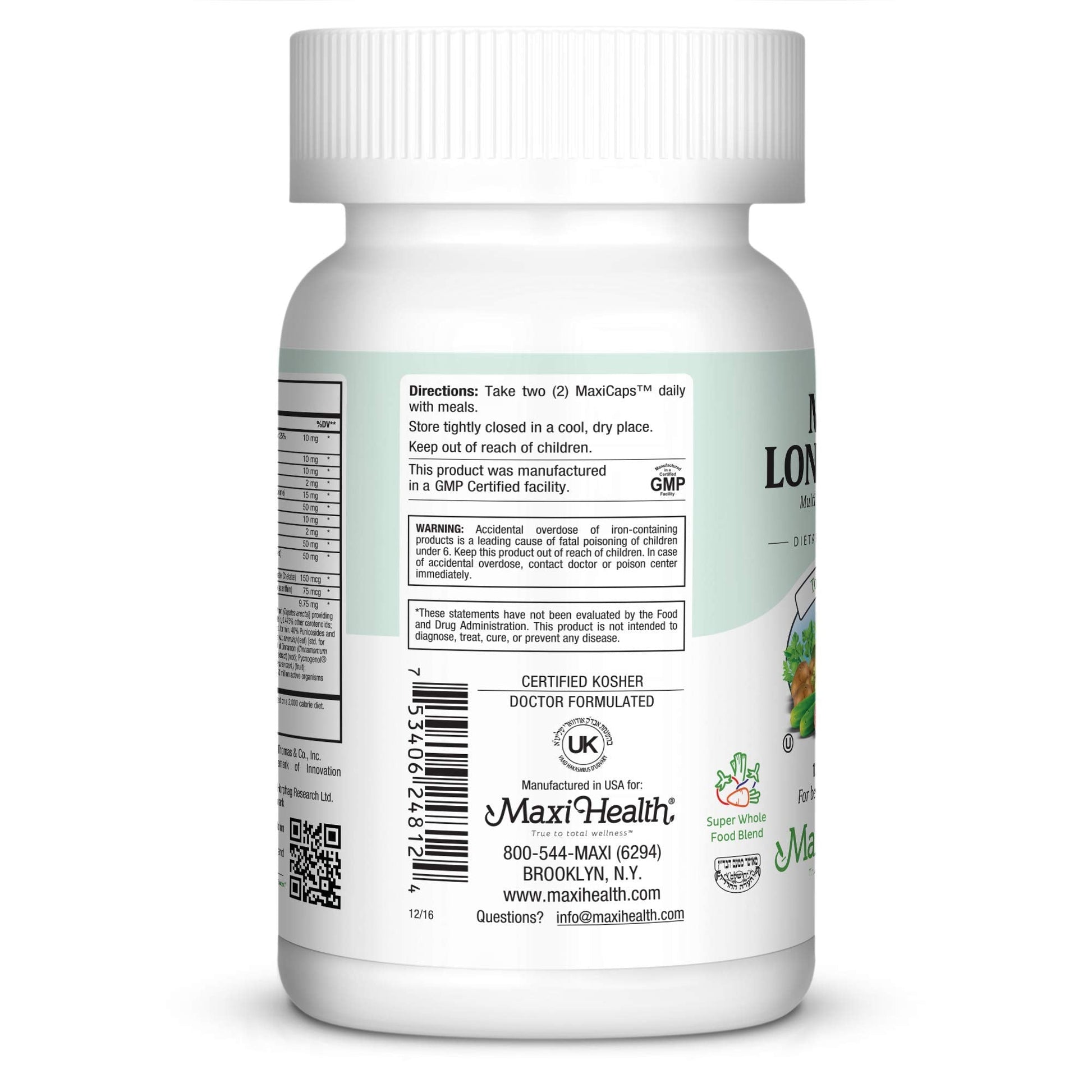 Mens Multivitamin 50 Plus – Daily Multivitamin for Men Over 50 with Vitamin B12, A, D, C, Zinc, Magnesium & More – Energy, Immune & Heart Support Mens Multi Vitamins - Non-GMO – 120 Capsules Maxi HealthBuy Supplements Australia