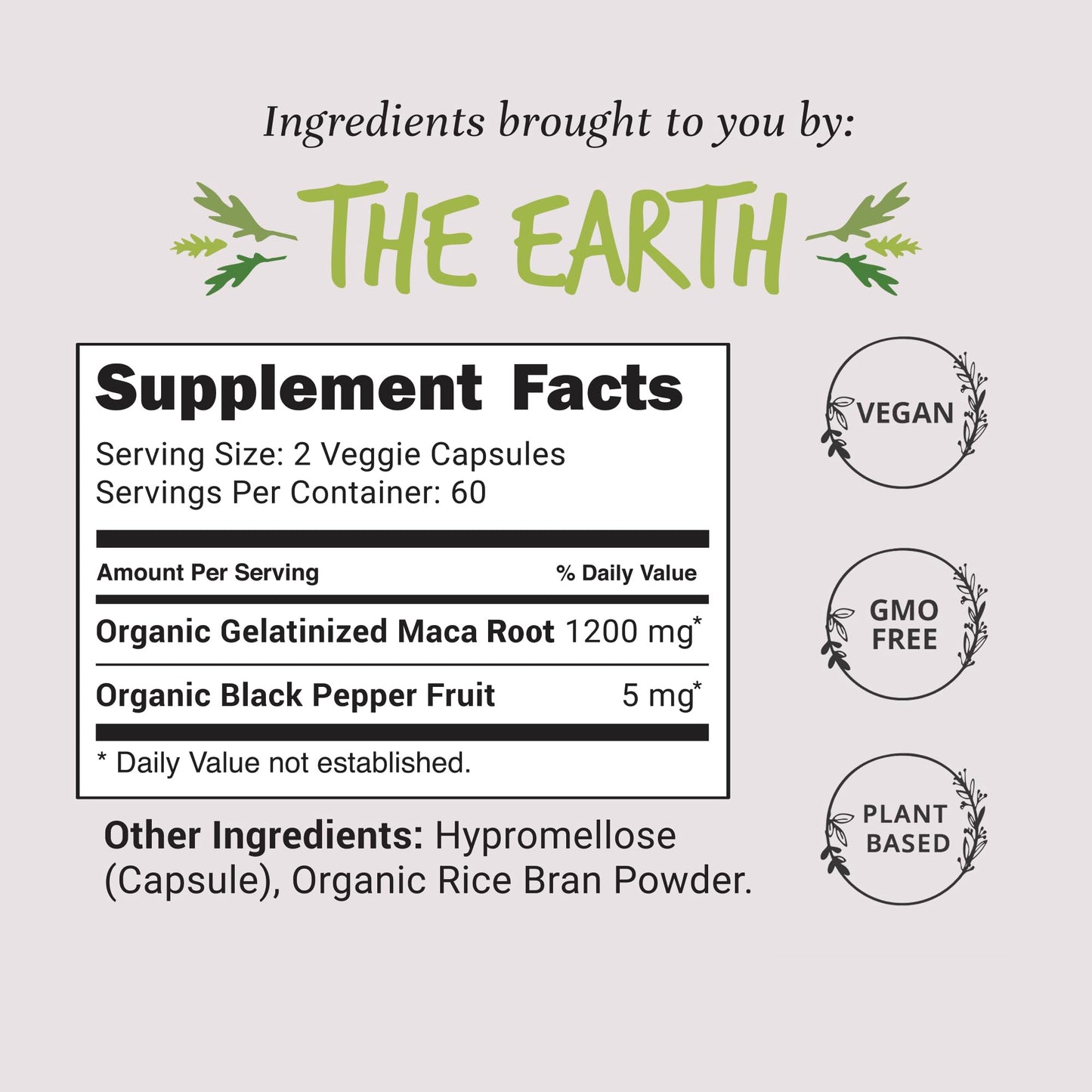 Organic Maca Root Capsules 1200 mg – Libido Booster for Women Fast Acting & Potent | Female Maca Supplement | Energy Pills from Peru | Includes Black Pepper for High Absorption | Vegan, 120 Ct Happy Healthy HippieBuy Supplements Australia