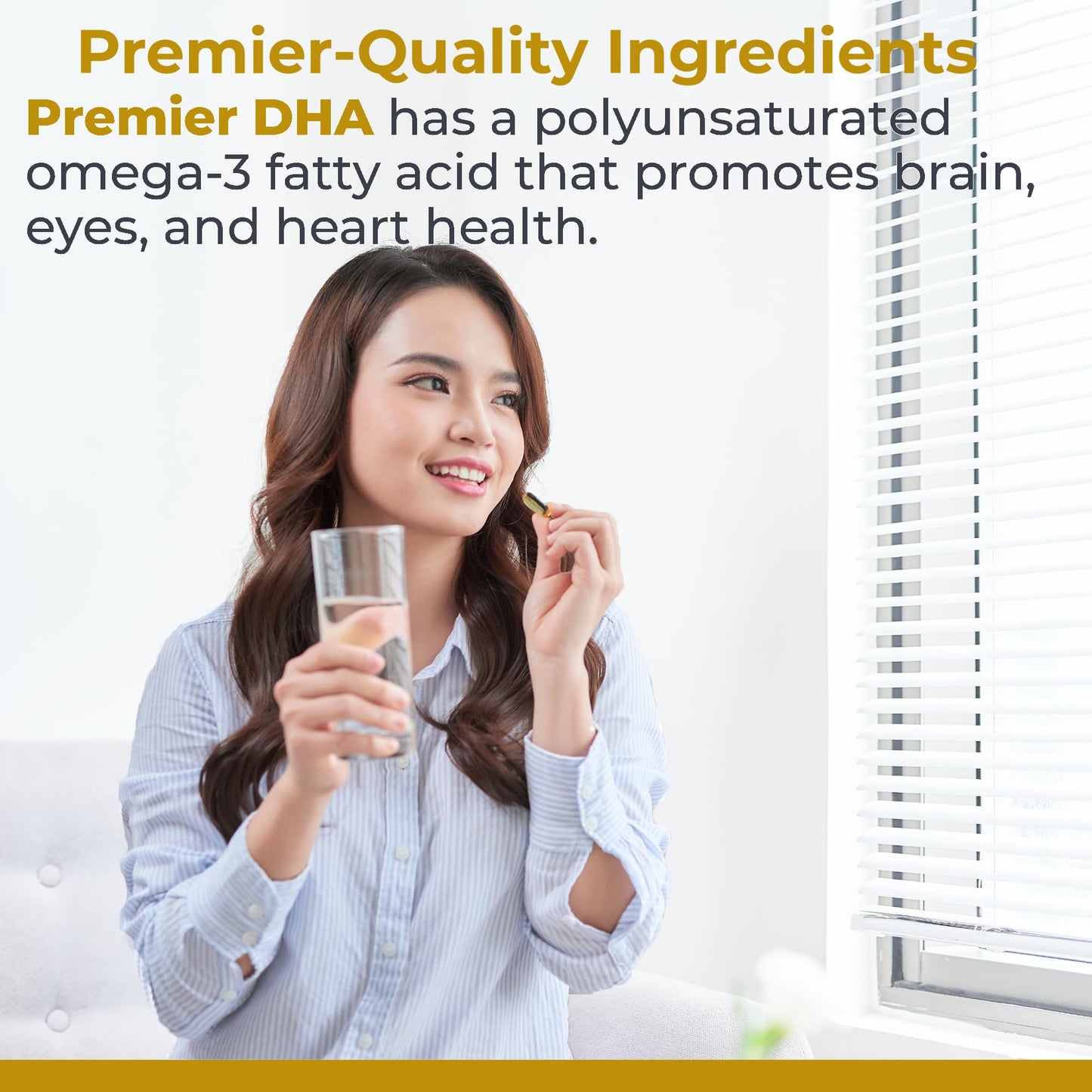 Premier Research Labs Premier DHA - Vegan DHA with Omega 3 Fatty Acids, Algae Based DHA for Women & Men, Natural DHA Supplement Suitable for Vegans- 60 Vegetarian Softgel Capsules Premier Research LabsBuy Supplements Australia