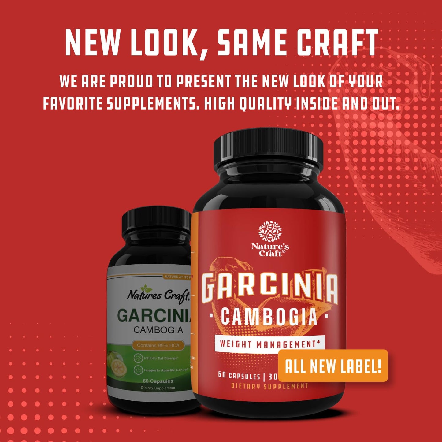 95% HCA Pure Garcinia Cambogia Extract - Blocks Carb Absorption - Suppresses Appetite Natures CraftBuy Supplements Australia