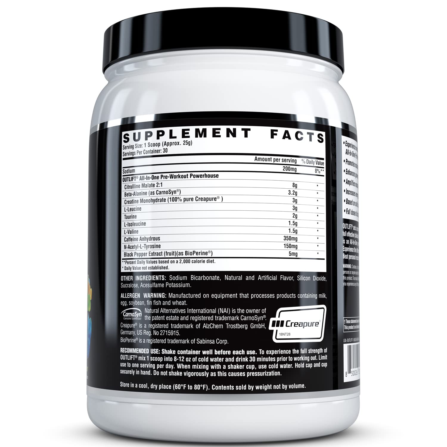 Nutrex Outlift Clinically Dosed Pre Workout Powder with Creatine, 8G Citrulline, BCAA Nutrex ResearchBuy Supplements Australia