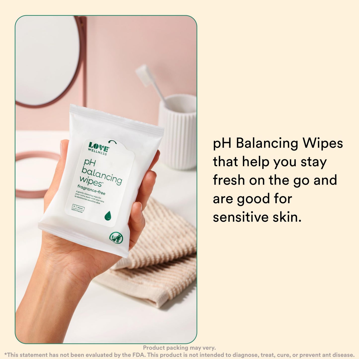 Love Wellness pH Balancing Wipes for Women | Feminine Hygiene for Cleansing with Aloe Vera Love WellnessBuy Supplements Australia
