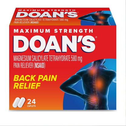 Doans Extra Strength Pain Reliever 24 Count (Pack of 4) DoansBuy Supplements Australia