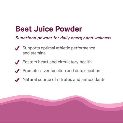 PURE SYNERGY Organic Beet Juice Powder | Pre-Workout Supplement | Organic Beet Root Juice Powder | for Healthy Circulation, Exercise, and Detoxification (6.4 oz.) PURE SYNERGYBuy Supplements Australia