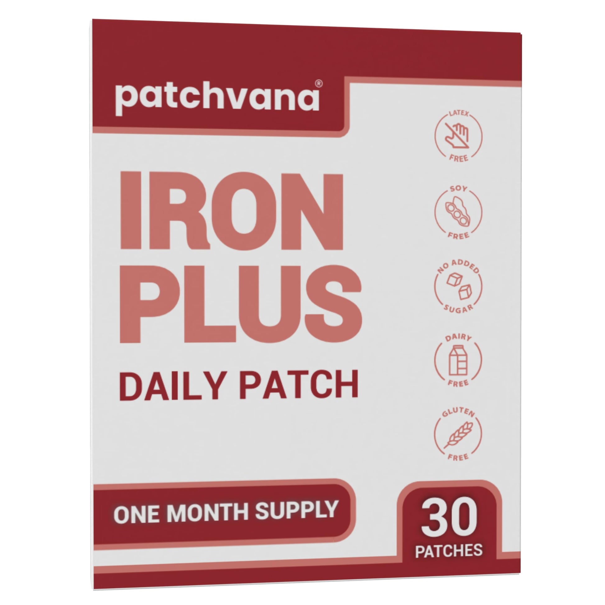 Patchvana Iron Plus Patch for Women & Men, 1 Month Supply, 30 Patches PatchvanaBuy Supplements Australia