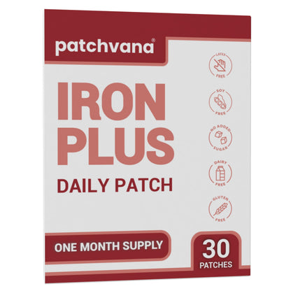Patchvana Iron Plus Patch for Women & Men, 1 Month Supply, 30 Patches PatchvanaBuy Supplements Australia