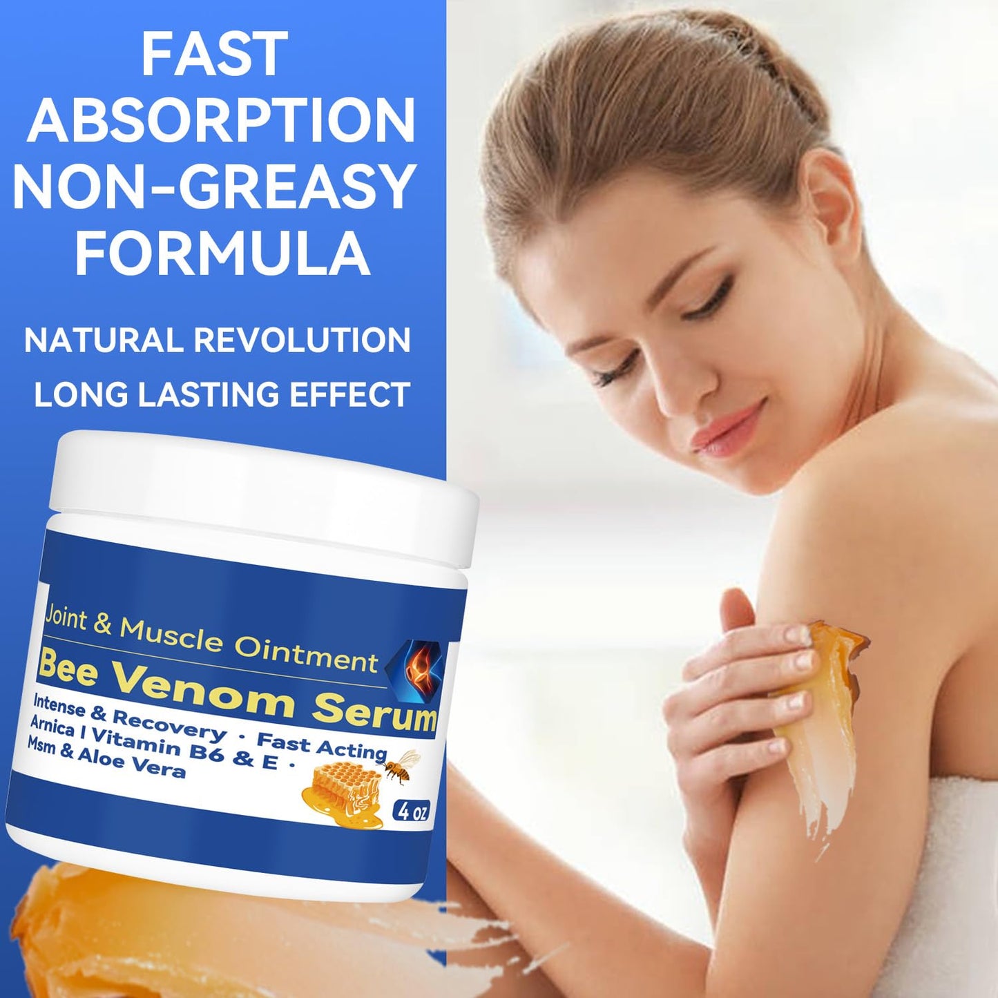 Cedonivor Bee Venom Joint and Bone Cream, Bee Venom Joint Relief Cream Joint Care for Knee, Neck, Back, Hands, Feet Moisturizer CedonivorBuy Supplements Australia