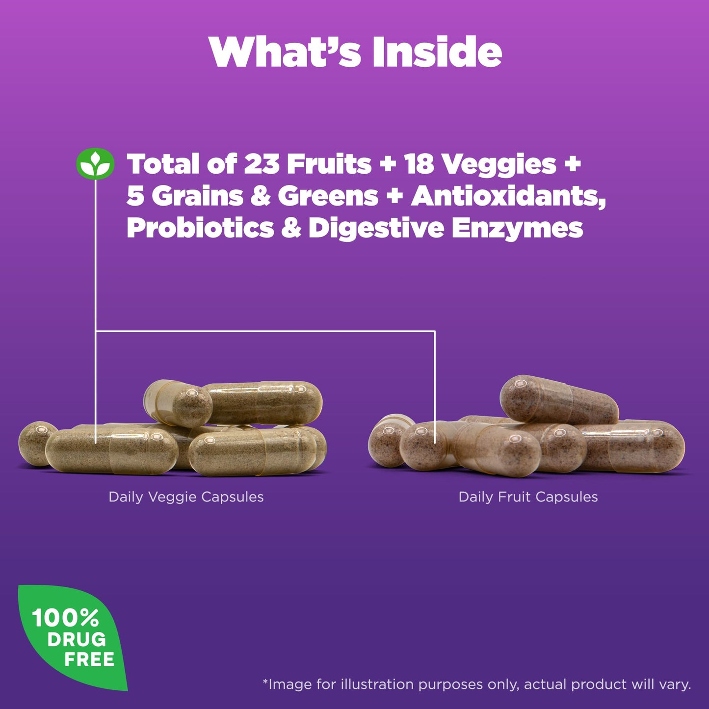 Natrol JuiceFestiv, Vitamins and Supplements for Nutrition & Well-Being, Antioxidants for Cellular Health, 90 Capsules