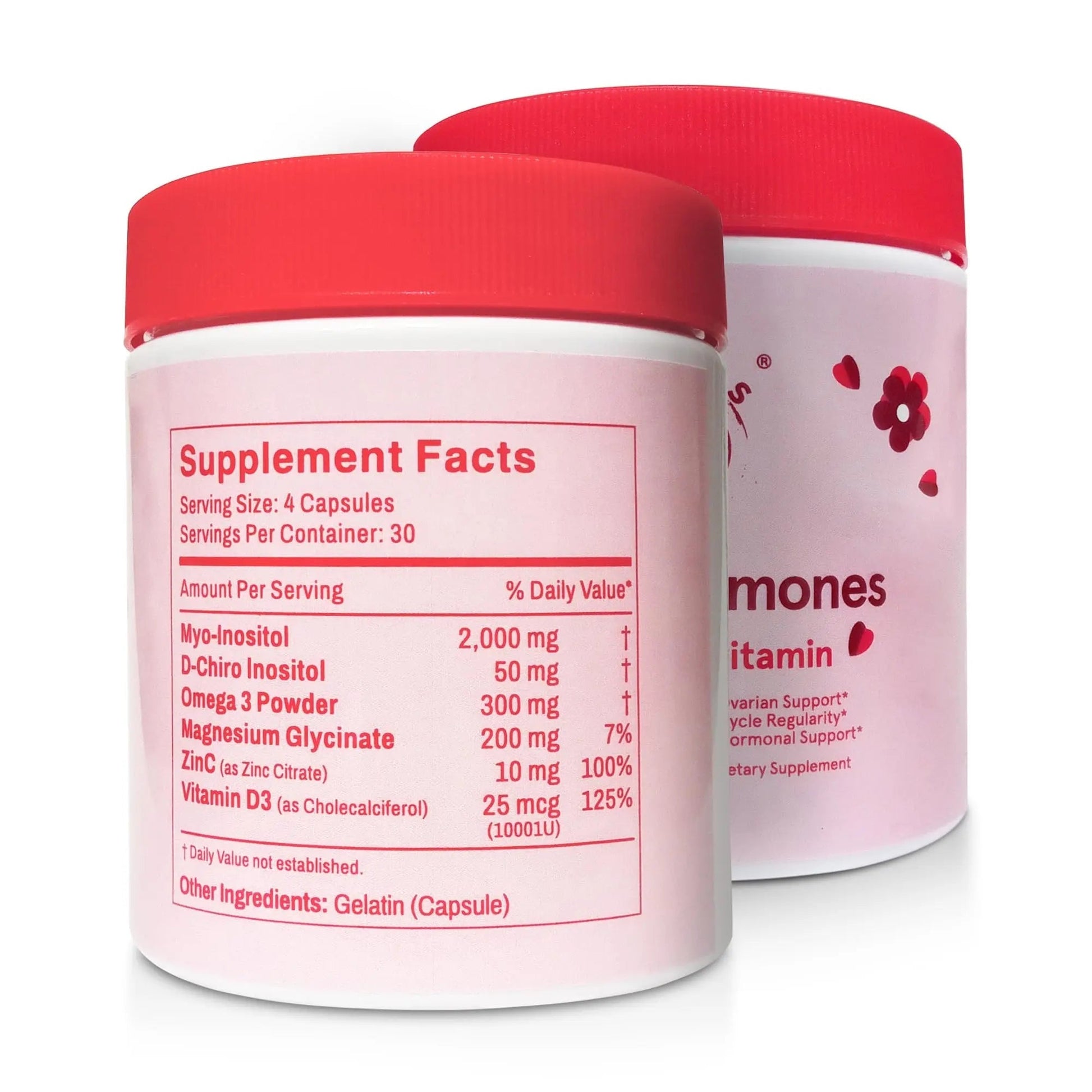Mr Ros PCOS Multivitamin for Women – Happy Hormones Formula – Myo & D-Chiro Inositol 40:1, Omega-3, Vitamin D3, Zinc & Magnesium Mr Ros