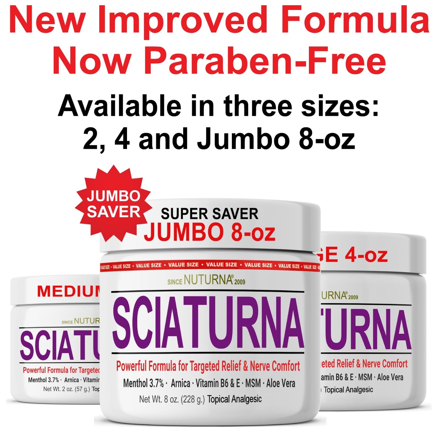 Sciatica Nerve Cream - Maximum Strength Comfort Cream for Feet, Hands, Legs, Toes, Back - Natural Ultra Strength Arnica, MSM, Menthol, Soothing Comfort, 2 Oz NuturnaBuy Supplements Australia