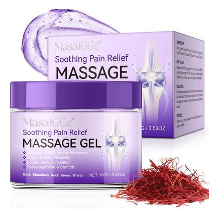 Soothing Massage Gel - Joint Massage Purple Gel, Natural Ingredients & Fast-Absorbing for Soothing Joint, Shoulder, Knee, Back & Muscle Stiffness GTZSXNPBuy Supplements Australia