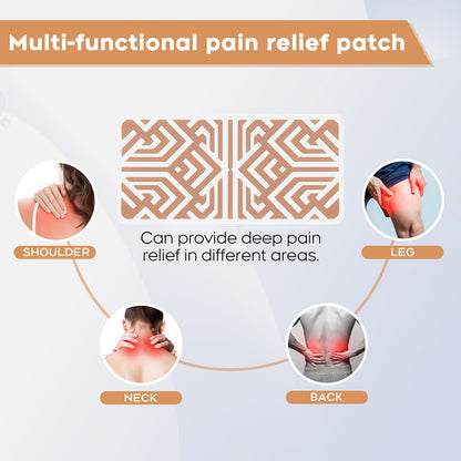 XAYIUIYAX Menthol Pain Patches, Cooling Pain Relief for Sore Muscle Relief - Includes 3 Adhesives, 1 Patch & 1 Carry Case - Relief Back, Shoulder & More - 3.03" × 6.30" XAYIUIYAXBuy Supplements Australia