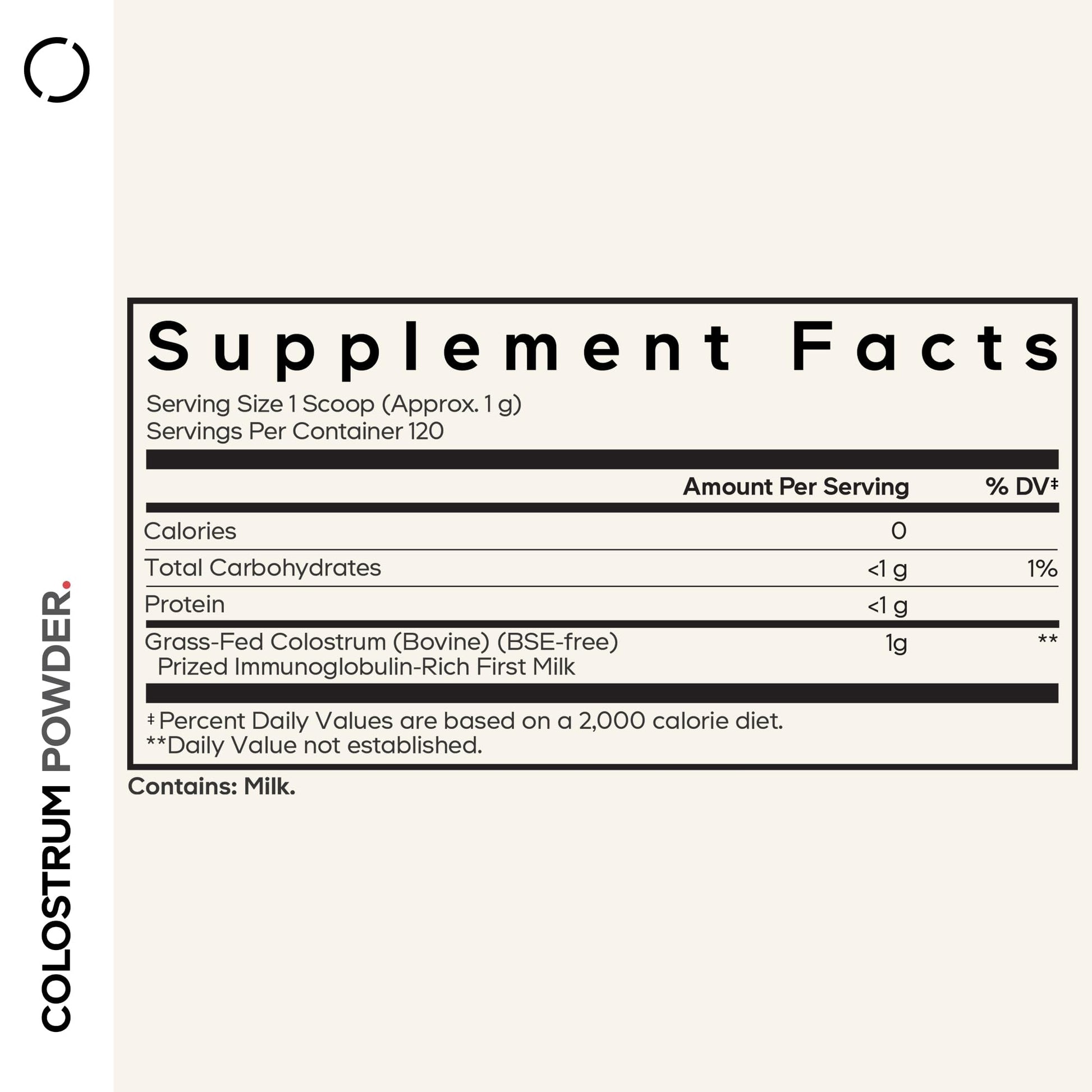 Codeage Bovine Colostrum Powder Supplement 4-Month Supply, 1000mg per Serving, Grass-Fed Ethically Sourced, Immunoglobulin-Rich Prized First Milk, Cold-Chain Pasteurized, Agglomerated, Non-GMO, 4.3 OZ CodeageBuy Supplements Australia