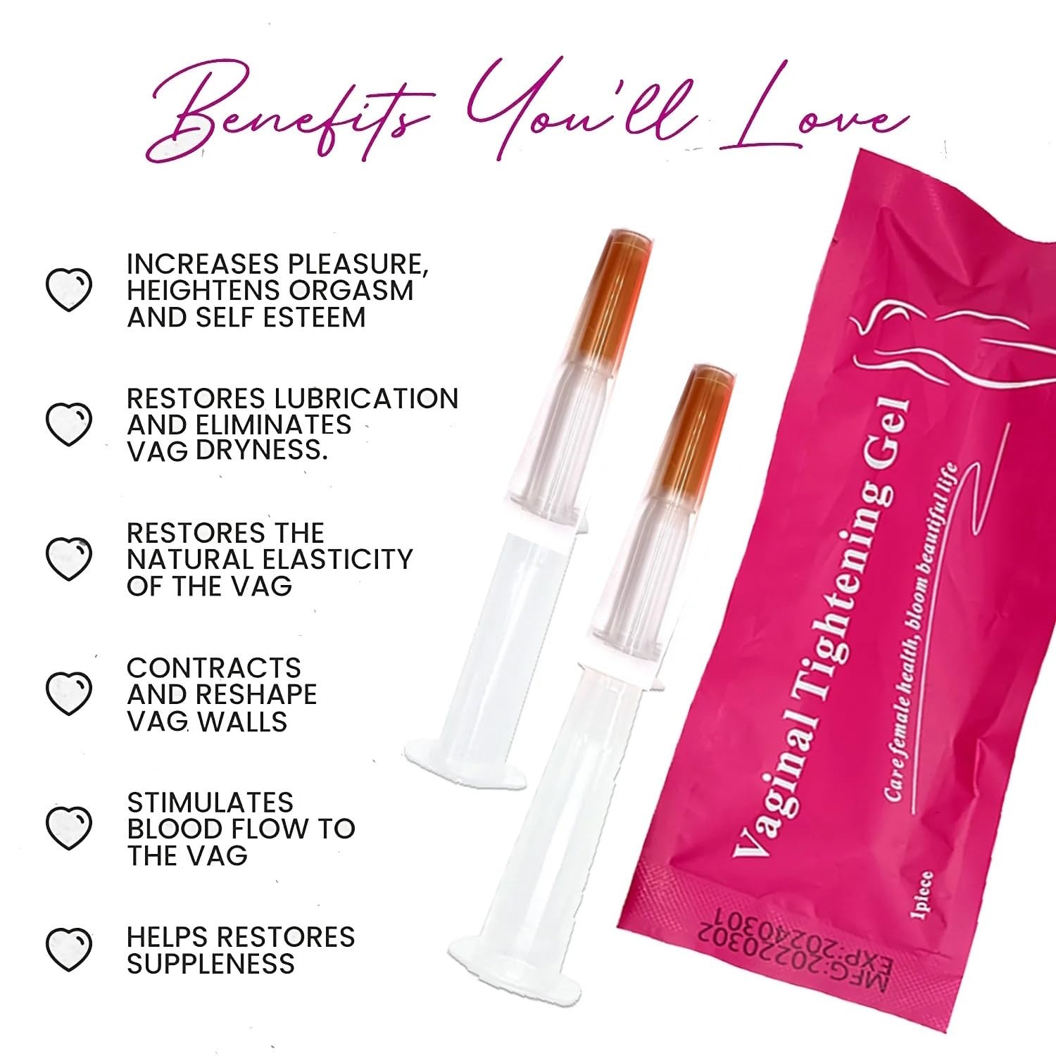 Impressive Beauty Premium Vaginal Tightening Gel Cream for Vag - Essential All Natural Feminine Care Impresive SmileBuy Supplements Australia