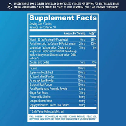 NuEthix Formulations Nu-Woman - Targeted Feminine Hormone System Support - Nutrients to Support Your Body Healing and Working The Way its Supposed to Work - 60 Tablets NuEthix FormulationsBuy Supplements Australia