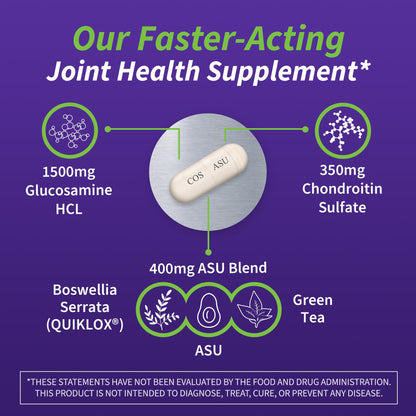 Nutramax Laboratories Cosamin® ASU Joint Health Supplement with Glucosamine, Chondroitin & ASU for Adult Men & Women, Joint Supplement, 230 Capsules Nutramax LaboratoriesBuy Supplements Australia