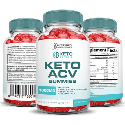 (3 Pack) Keto Genesis Keto ACV Gummies Advanced Formula 1000MG Keto Genesis Keto Justified LaboratoriesBuy Supplements Australia